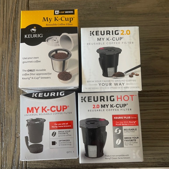 Keurig My K-Cup reusable coffee filters (4) nwot
